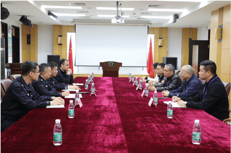 祖廟派出所領導蒞臨我司座談